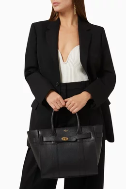Buy Mulberry Black Small Zip Bayswater Bag in Small Classic Leather For Women Online Ounass Bahrain