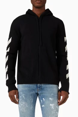 Off white diagonal arrows hoodie new arrivals