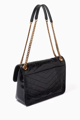Medium niki bag in crinkled vintage leather cheap