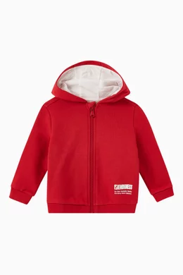 Fendi hoodie red discount