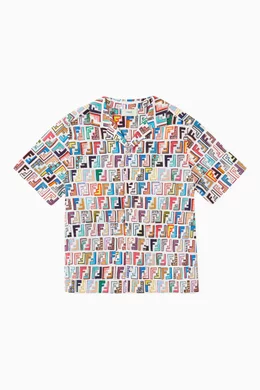 Fendi shirt colorful letters cheap