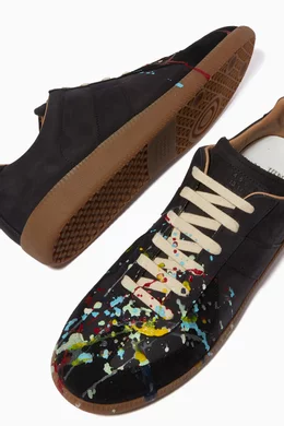 Margiela paint splatter sneakers outlet