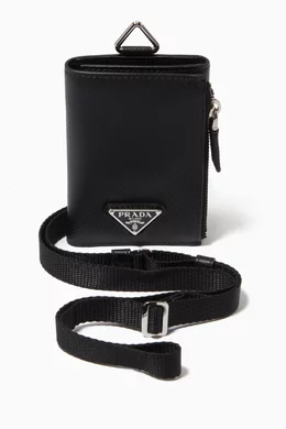 Prada wallet with strap top