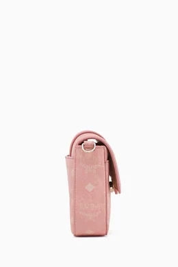 Mcm pink shoulder bag deals