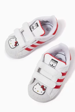 Kids' superstar faux-leather sneakers outlet
