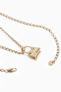 Buy Jacquemus Gold Le Collier Chiquito Chain Necklace in Gold plated Brass For Women Online Ounass Bahrain