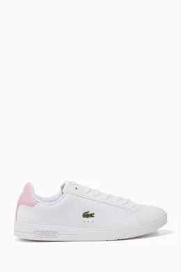 Lacoste graduate leather low profile sneaker clearance