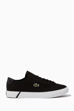 Buy Lacoste Black Gripshot Low top Sneakers in Canvas For Men Online Ounass Bahrain