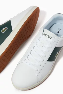 Buy Lacoste White Carnaby Colour pop Sneakers in Leather For Men Online Ounass Bahrain