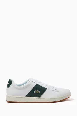 Buy Lacoste White Carnaby Colour pop Sneakers in Leather For Men Online Ounass Bahrain