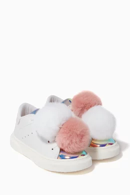 Pom pom sneakers cheap hotsell