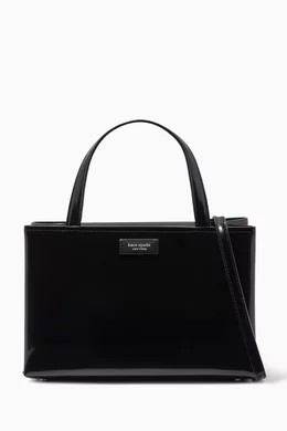 Buy Kate Spade New York Black Small Sam Icon Tote Bag in