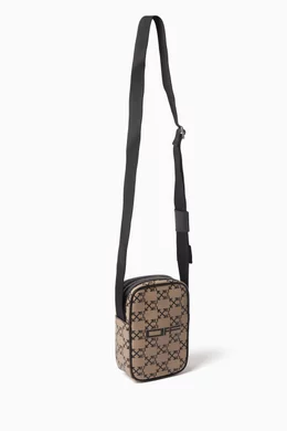 Buy Off White Black Arrows Monogram Crossbody Bag in Leather For Men Online Ounass Bahrain