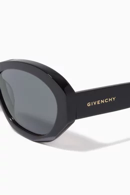 Buy Givenchy Black Round Sunglasses in Acetate For Women Online Ounass Bahrain