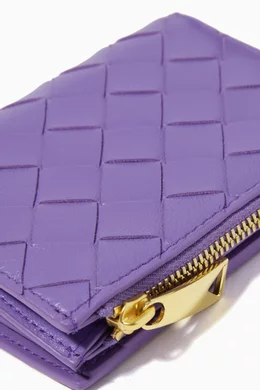 Bottega veneta purple wallet cheap