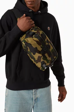 Buy A Bathing Ape Green x Porter 1st Camo Waist Bag in Nylon For Men Online Ounass Bahrain