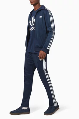 Adidas Primeblue Adidas Beckenbauer Track Pants Navy Adidas