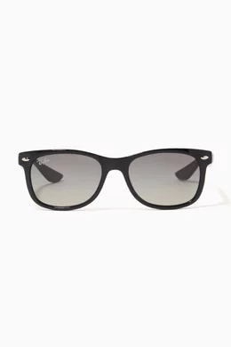 Buy Ray Ban Junior Black Wayfarer Sunglasses in Acetate For Kids Online Ounass Bahrain