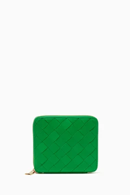 Bottega veneta green wallet online