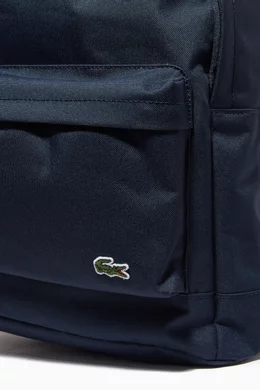Buy Lacoste Blue Croc Logo Backpack in Nylon For Men Online Ounass Bahrain