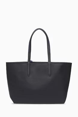 Lacoste leather tote sales