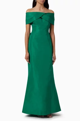 Teri jon emerald green dress outlet