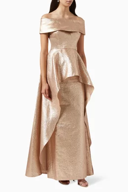 Teri jon peplum dress discount