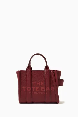 Buy Marc Jacobs Burgundy The Mini Tote Bag in Cow leather For Women Online Ounass Bahrain