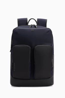 Buy Tommy Hilfiger Blue TH City Commuter Tech Backpack in Nylon For Men Online Ounass Bahrain