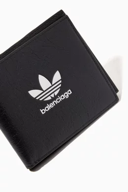 Adidas leather wallet discount