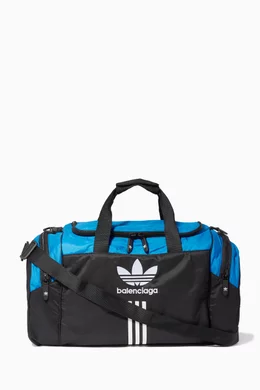 Buy Balenciaga Black x Adidas Gym Bag in Leather For Men Online Ounass Bahrain
