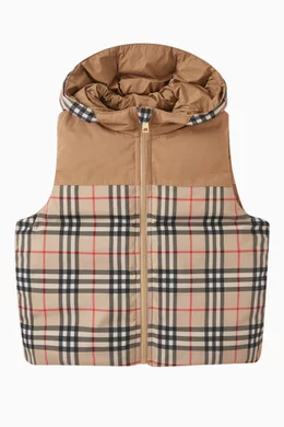 Burberry plaid vest clearance