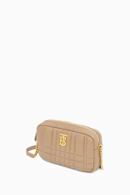 Buy Burberry Neutral Small Lola Camera Bag in Quilted Leather For Women Online Ounass Bahrain