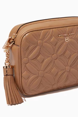 Michael kors quilted floral camera bag clearance