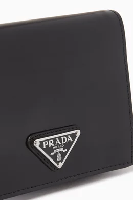 Prada fabric wallet deals