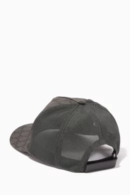 Gg supreme canvas baseball hat store