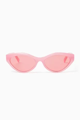 Givenchy Blush Pink Cat-Eye Sunglasses Givenchy - GV Day cat-eye sunglasses Givenchy main image 4