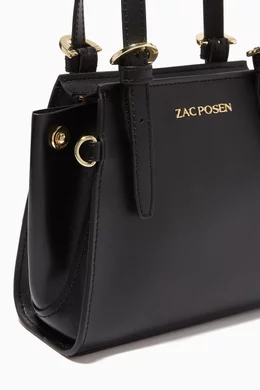Buy ZAC Zac Posen Black Alice Mini Tote Bag in Leather For Women Online Ounass Bahrain