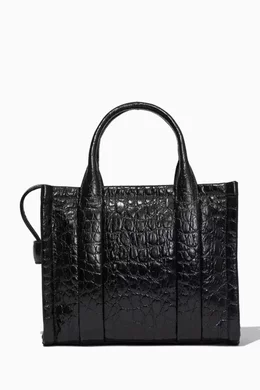 Marc jacobs embossed leather tote bag deals