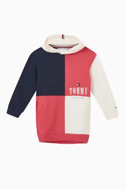 Tommy hilfiger colorblock hoodie dress on sale