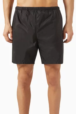 Buy Prada Black Swim Shorts in Recycled Nylon For Men Online Ounass Bahrain