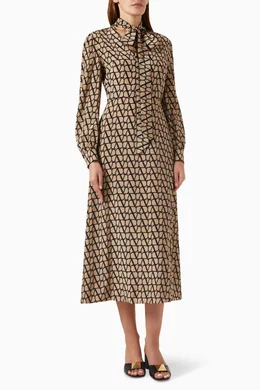 Valentino logo dress new arrivals