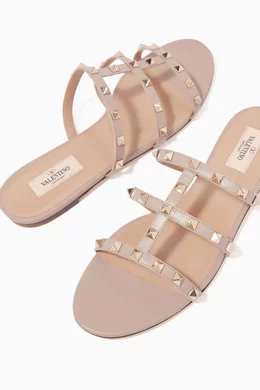 Nude valentino slides new arrivals