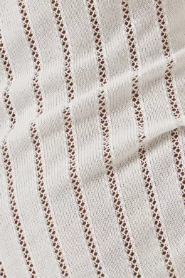 Buy Melissa Odabash White Jade Midi Dress in Organic Cotton knit For Women Online Ounass Bahrain