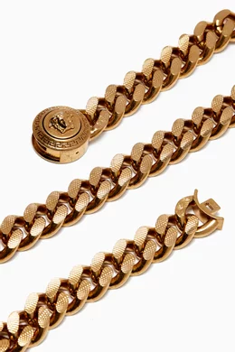 Buy Versace Gold Medusa Chain Necklace in Metal For Men Online Ounass Bahrain