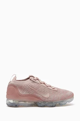 Buy Nike Pink Air VaporMax 2021 Sneakers in Flyknit For Women Online Ounass Bahrain
