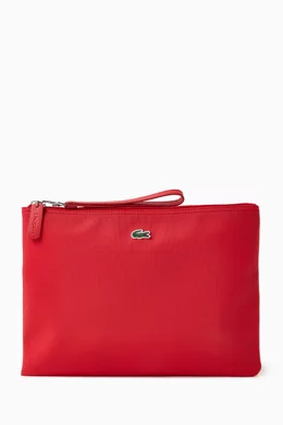 Buy Lacoste Red Lacoste L.12.12 Clutch Purse in PVC For Women Online Ounass Bahrain
