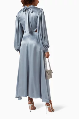 Kirily maxi dress blue store