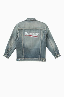 Balenciaga campaign denim jacket online