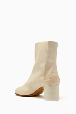 Margiela tabi boots white store